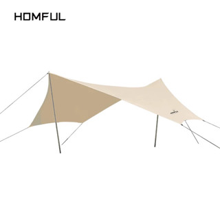 Homful x Hitorhike Tarp ฟรายชีท ทาร์ป มี 4 ขนาดให้เลือก คุณภาพเกรดพรีเมี่ยม พร้อมส่งจากไทย