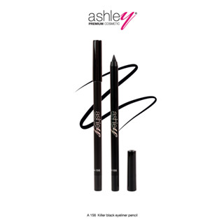 Ashley Killer Black Eyeliner Pencil Gel Liner Waterproof A-156 อายไลเนอร์