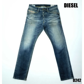 ยีนส์ Diesel เอว 33 เฟดสนิม ผ้านุ่มยืด ขากระบอกเล็ก