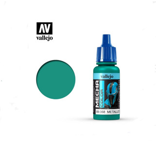 Vallejo Mecha Color 69.068 Metallic Green 17ml 8429551690683 (สี)