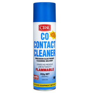 CRC CO CONTACT CLEANER 350 g. สเปร์ยทำความสะอาดหน้าคอนแทคไฟฟ้า หน้าสัมผัสทางไฟฟ้า ซีอาร์ซี