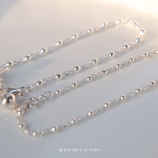 Sister J. craft ball bracelet สร้อยข้อมือเงินแท้ /silver925 แถมฟรี !! ตะขอตัว S