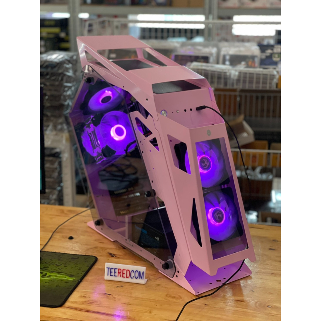คอมพิวเตอร์ เล่นเกมส์ ทํางาน ปล่อยบอทINTEL XEON 2680V2 Turbo 3.6Ghz 10C 20T  VGA RX 480 4GB/M.2 Nvme