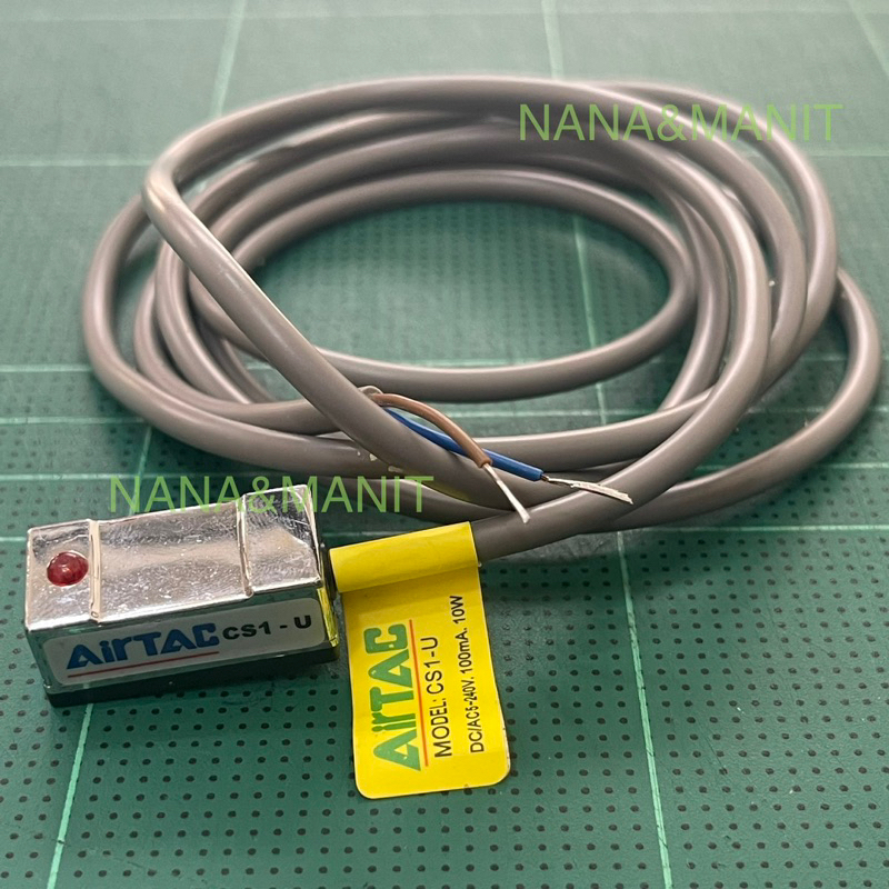 CS1-U (DC/AC 5-24V 100mA 10W )NO จับแม่เหล็ก 2สาย ใช้กับกระบอกลม (Reed Switch) งานแท้✅พร้อมส่งในไทย🇹