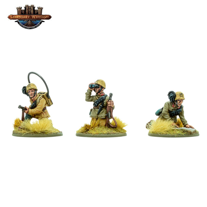 (พร้อมส่ง) Warlord Games: Bolt action - Italian Bersaglieri FOO Team โมเดลทหาร