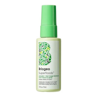 พร้อมส่ง ของแท้ BRIOGEO Superfoods Avocado + Kiwi Mega Moisture 3-in-1 Leave-In Spray Conditioner 51ml/170ml