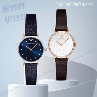 นาฬิกา Emporio Armani ข้อมือผู้หญิง รุ่น AR1989 AR1990  นาฬิกาแบรนด์เนม สินค้าขายดี Watch Armani ของแท้ พร้อมส่ง