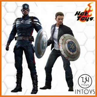 HOT TOYS -​​ CAPTAIN​ AMERICA​ &amp;​ STEVE ROGERS -​ MMS243 : CAPTAIN​ AMERICA​ THE WINTER SOLDIER