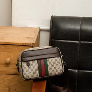 ใหม่ ♥ GXDกากี กระเป๋าสะพายข้าง หล่อเท่ห์ Handsome Crossbody bag ผู้ชาย กระเป๋าสะพายพาดลำตัว รุ่น W1915