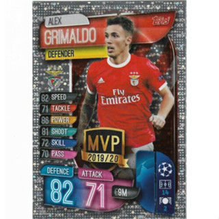 Álex Grimaldo (SL Benfica) 288.   MVP - Match Attax 2019/20 - Champions League