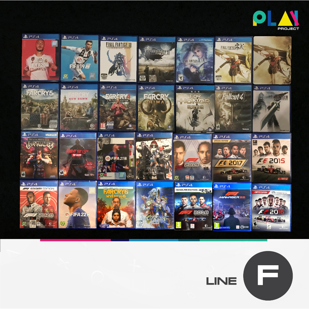 เกม PS4 มือสอง กว่า 100 เกม (รายชื่อตัวอักษร F ) [มือสอง] [มือ2] [เกม Playstation]