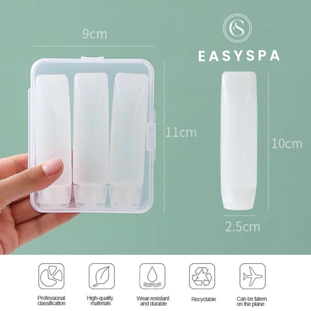 หลอดโลชั่น สัมผัสนุ่ม ใส่สครับได้ไม่ตัน หลอดฝาฟลิบ ไม่ขูดกระเป๋า 30ml 50ml หลอดโลชั่น ขวดเดินทาง หลอดโฟม หลอดเซรั่ม muji