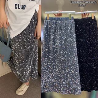 🇰🇷New🇰🇷  Korea sequins skirt  กระโปรงเลื่อมเอวของยางยืด งานสวยมีซับในอย่างดีค่า แนะนำเลยค้าตัวนี้