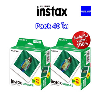 ส่งฟรี*Fujifilm Instax Square Film Instant Film ฟิล์ม Pack40ใบ*Lotใหม่10/2024