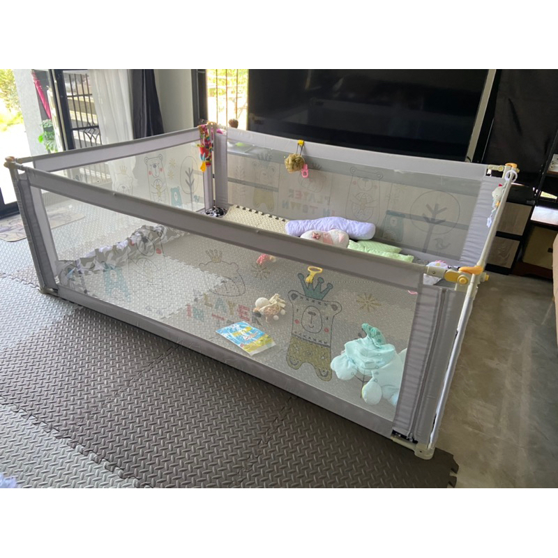 มือ2 คอกกั้นเด็ก คอกกั้นทารก คอก