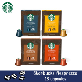 กาแฟแคปซูลสตาร์บัคส์ 18 แคปซูล🇨🇭Starbucks Nespresso 18 Capsule ✈️ สินค้านำเข้า ของแท้ 💯%