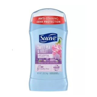 🇺🇸 Suave Sweet Pea &amp; Violet 48-Hour Antiperspirant &amp; Deodorant Stick 1.2 oz.