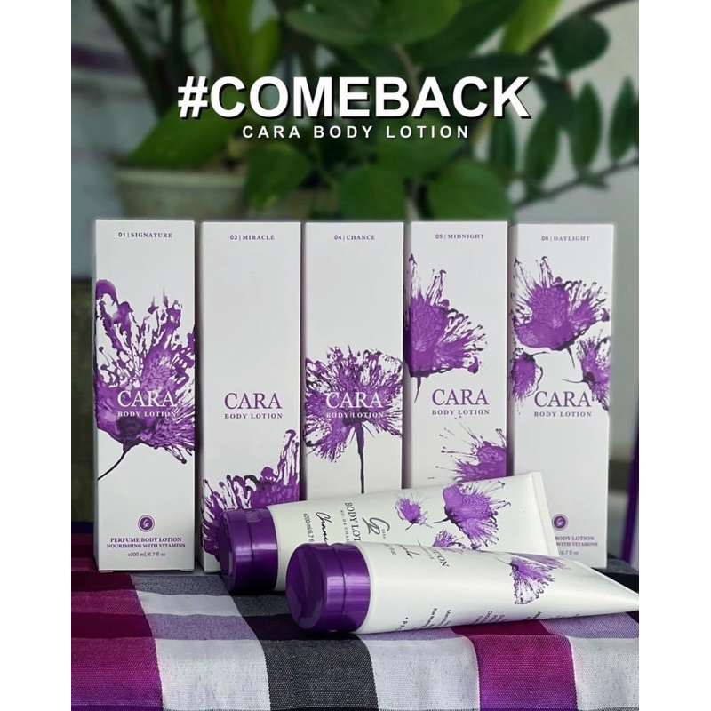 โลชั่นน้ำหอมคาร่า (CARA)หอมติดทนนานกว่า 8 ชม.ขนาด 200ml.พร้อมส่งเก็บเงินปลายทาง