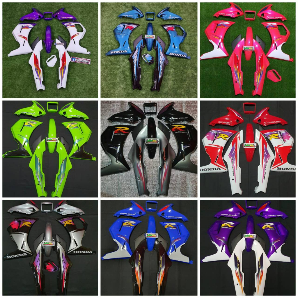 ชุดสี ฮอนด้า บีท BEAT R รุ่น1 พลาสติกคุณภาพดี  มีให้ลือกชุดเต็มคัน ชุดเล็กไม่เอาแฟลิ่ง ❤️แถมสติ๊กเกอร์ถัง