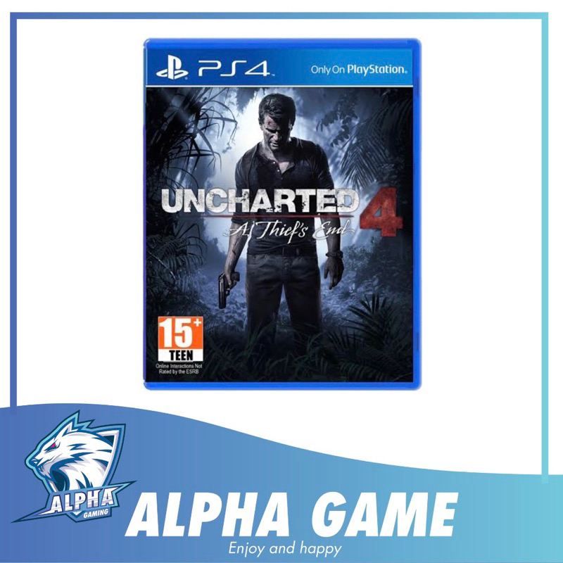 (มือ 2) PS4 : Uncharted 4 A Thief’s End (Zone 3) มือสอง สภาพดี