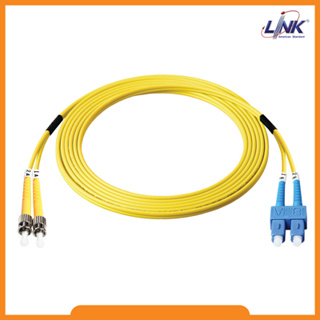 Link UFP946D31 Patch Cord Fiber Optic OS2 ST-SC Duplex Single-Mode UPC-UPC