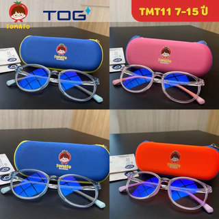 แว่นกรองแสงสีฟ้าเด็ก ดูมือถือ *เลนส์ตัดใหม่ TOG Nanoblue* แว่นตาเด็กยืดหยุ่นดี เด็กโต TMT11 7-15 ปี