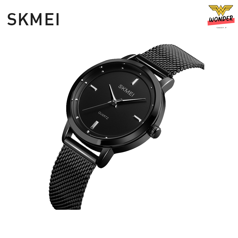 พร้อมส่ง 🔔 SKMEI 1528 ของแท้ 100% นาฬิกาข้อมือผู้หญิง SK1528 สายสแตนเลส เรียบหรู กันน้ำ นาฬิกาผู้หญิง นาฬิกา ของขวัญ