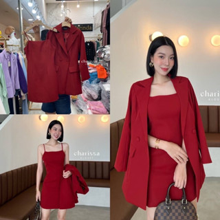 Set Blazer+Dress ป้าย Charissa