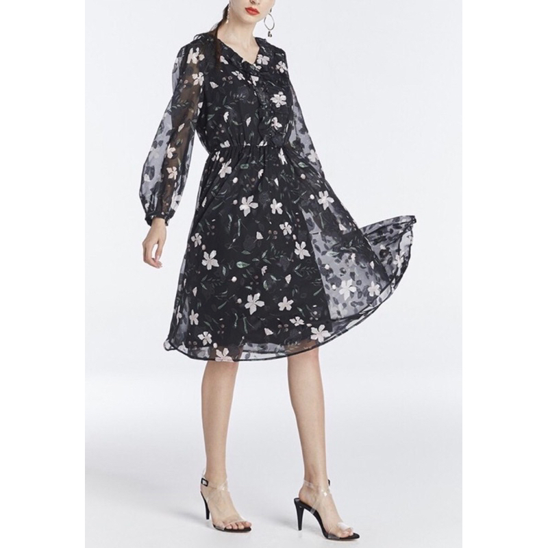 Espada Brand size S ชุดเดรสมือสอง100%ไม่มีตำหนิใส่สองครั้งพร้อมส่ง