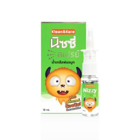 Nizzy Spray 18 ML ( 1 ขวด ) Klean &amp; Clare นิซซี่ K&amp;K สเปรย์น้ำเกลือพ่นมูก Normal Saline พ่นจมูก 18มล Klean&amp;Kare