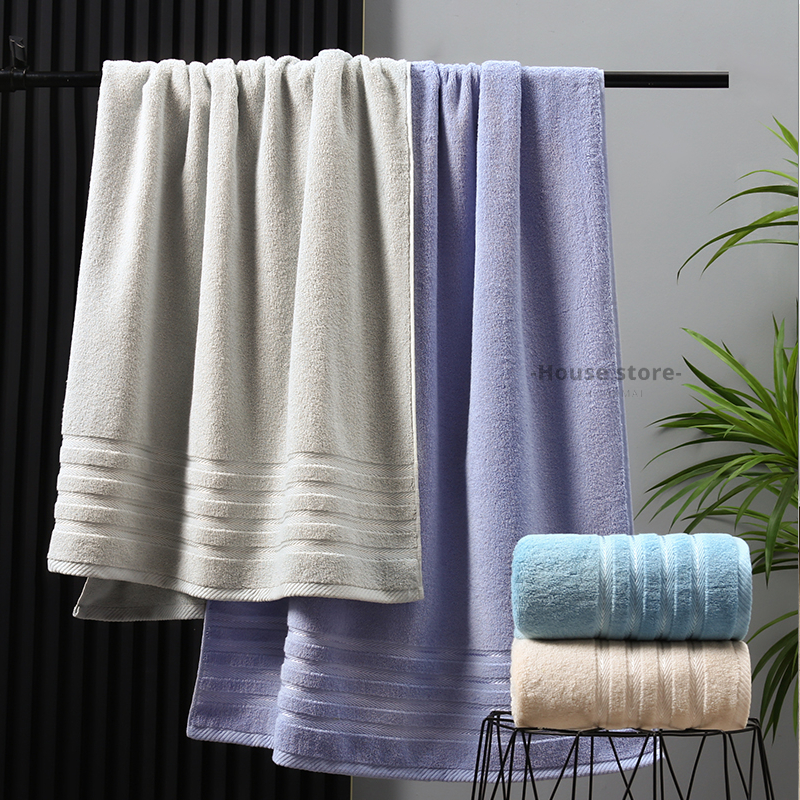 ผ้าขนหนู เกรดโรงแรม cotton 100 % ผ้าเช็ดตัวโรงเเรม ขนาดใหญ่ 70x140cm. ผ้าเช็หนานุ่ม เช็ดตัวแห้งสบาย ไม่เป็นขุย
