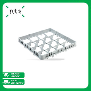 CAMBRO COMPARTMENT RACKอุปกรณ์เสริมแร็คใส่แก้ว ลังคว่ำแก้ว ลังเก็บแก้ว  ใส่แก้ว 16 ใบ รุ่น CAM1-16E1