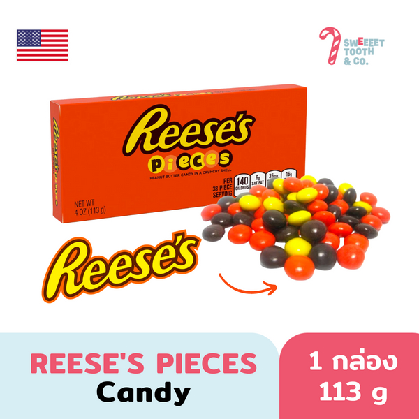# Reese's Pieces **Peanut Butter Candies ขนมอเมริกา ขนม USA**