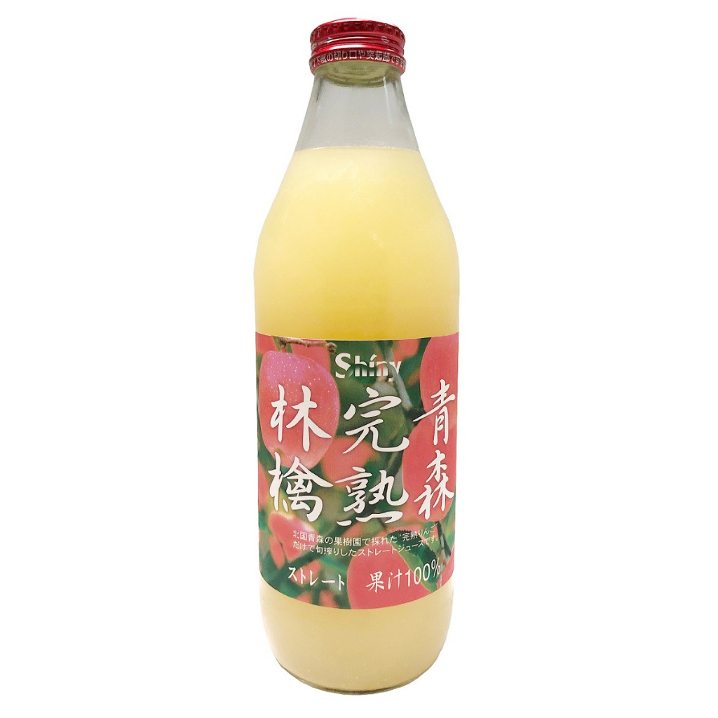 Aomori Kanjuku Ringgo 100% Apple Juice Shiny 1000 ML.