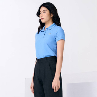 TRANQUIL BLUE  TAPERED FIT LADY  POLO SHIRT เสื้อโปโลเลดี้สีฟ้า