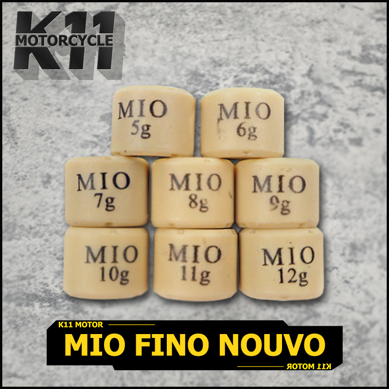 เม็ดตุ้มถ่วง​ เม็ดเล็ก สำหรับมอเตอร์ไซค์ MIO/FINO/NUOVO MX/MIO115-I/FINO115-I/TTX 5-12g (ราคาต่อเม็ด)