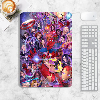 Marvel The Avengers เคส iPad air 1/2/3/4/5 mini6 เคสไอแพด 10.2 gen 7/8/9 เคสซิลิโคน มีที่ใส่ปากกา 2022 pro11 gen10 case