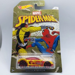 รถเหล็ก Hotwheels GOLDEN ARROW MARVEL SPIDERMAN (ib39)