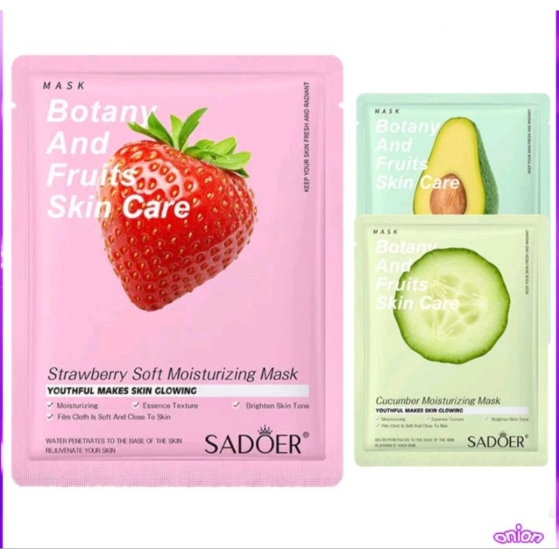 มาร์คสตอเบอรี่🍓strawberry face mask sheetหน้าใส,ช่วยกระชับรูขุมขน