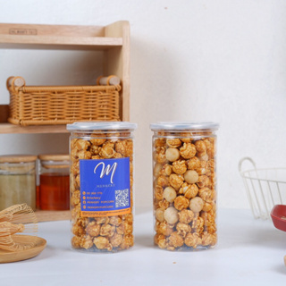 Macadamia caramel popcorn คาราเมลป๊อปคอร์นผสม แมคคาเดเมีย (800ml) 180กรัม