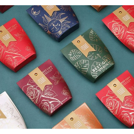 ถุงของขวัญ **Series4** (แพ็ค 10 ใบ) มีหมุดปักเก๋ๆ 12*4*10.5 cm ส่งจากสมุทรปราการ