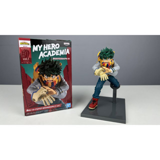 มือ2 แท้ ลอต 🇯🇵 โมเดล อิซึคุ มิโดริยะ เดกุ มายฮีโร่ My Hero Academia Bravegraph #1 Vol.1 Izuku Midoriya