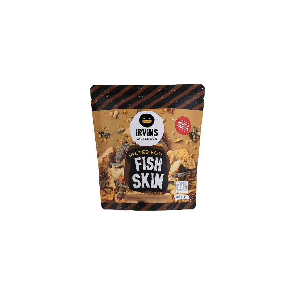 ⚡️เออวินส์ ซอลท์ เอ้ก หนังปลาไข่เค็ม ถุงเล็ก 105 กรัม / Irvins Salted Egg Fish Skin Small 105g⚡️