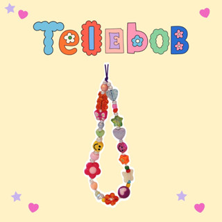 Telebob ✨🧸🌷สายคล้อง,ที่ห้อยมือถือ ห้อยเคสairpod พร้อมส่ง ลายดอกไม้ สไตล์เกาหลี ถูกที่สุด Casetify,skinnydip