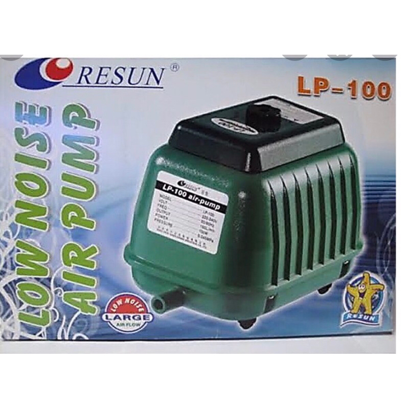 Resun LP-100  LP-200  ปั๊มลมบ่อปลา เครื่องศูนย์แท้  