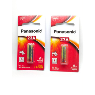 ถ่านรีโมท แบตเตอรี่ 23A  27A Panasonic ของแท้    , LRV08 12V จำนวน 1ก้อน