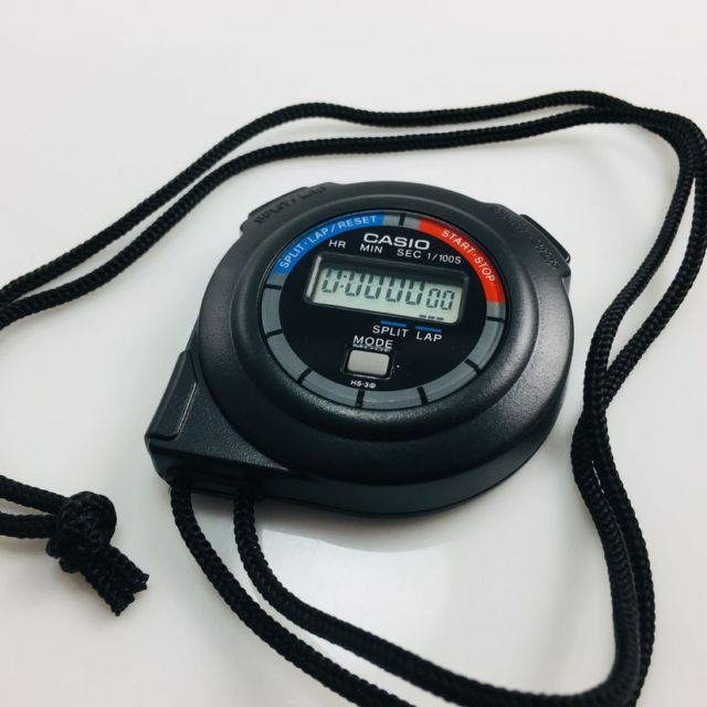 (ออกใบกำกับภาษีได้) นาฬิกาจับเวลา Casio Stop Watch รุ่น HS-3V ,HS-70W และ HS-80TW ของแท้ 100% รับประกันสินค้า 1 ปี - รูปที่ 2
