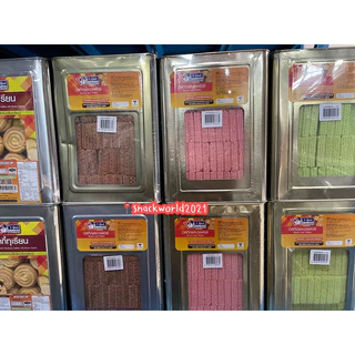 ขนมปังปี๊บเล็ก วีฟู้ดส์ (VFOODS) 900-1200ก. ขนมปีบ ขนมปี๊บ 👍🏻✨✨