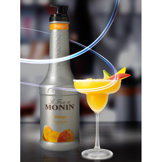 (บ้านกาแฟ HomeKoffee) MONIN Mango Fruit Mix เพียวเร่โมนิน กลิ่น “มะม่วง” บรรจุขวด 1 ลิตร (Puree MONIN กลิ่น “Mango”)