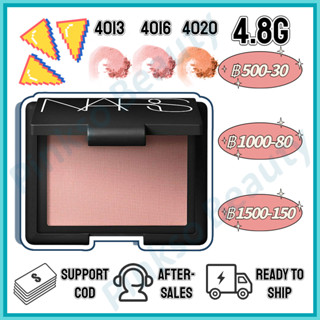 🌈ราคาถูกที่สุด🌈 เครื่องสําอางบลัชออน เครื่องสํา Nars Blush Orgasm/Deep Throat/Taj Mahal 4.8g นาร์ส บรัชออน หน้าแดง #4013